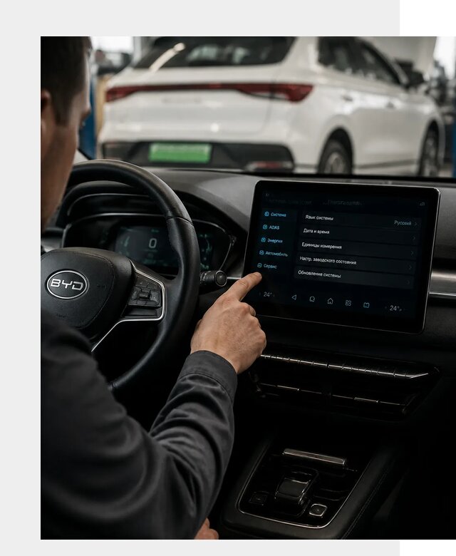 Русификация BYD E2 в Верхней Пышме от 15287 р. | ФастМобиль-Врх под ключ